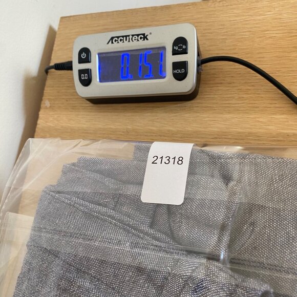 Old Navy Pants Large Gray Linen Blend Pull On Pocket Wide Leg Everyday Ankle NWT - Picture 13 of 13